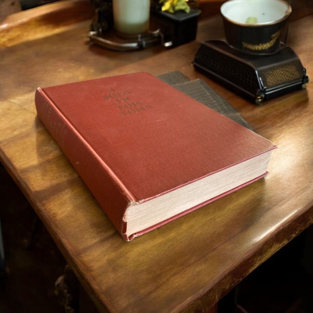 A Solo In Tom-Toms By Gene Fowler 1946 Hardcover Book Vintage Red